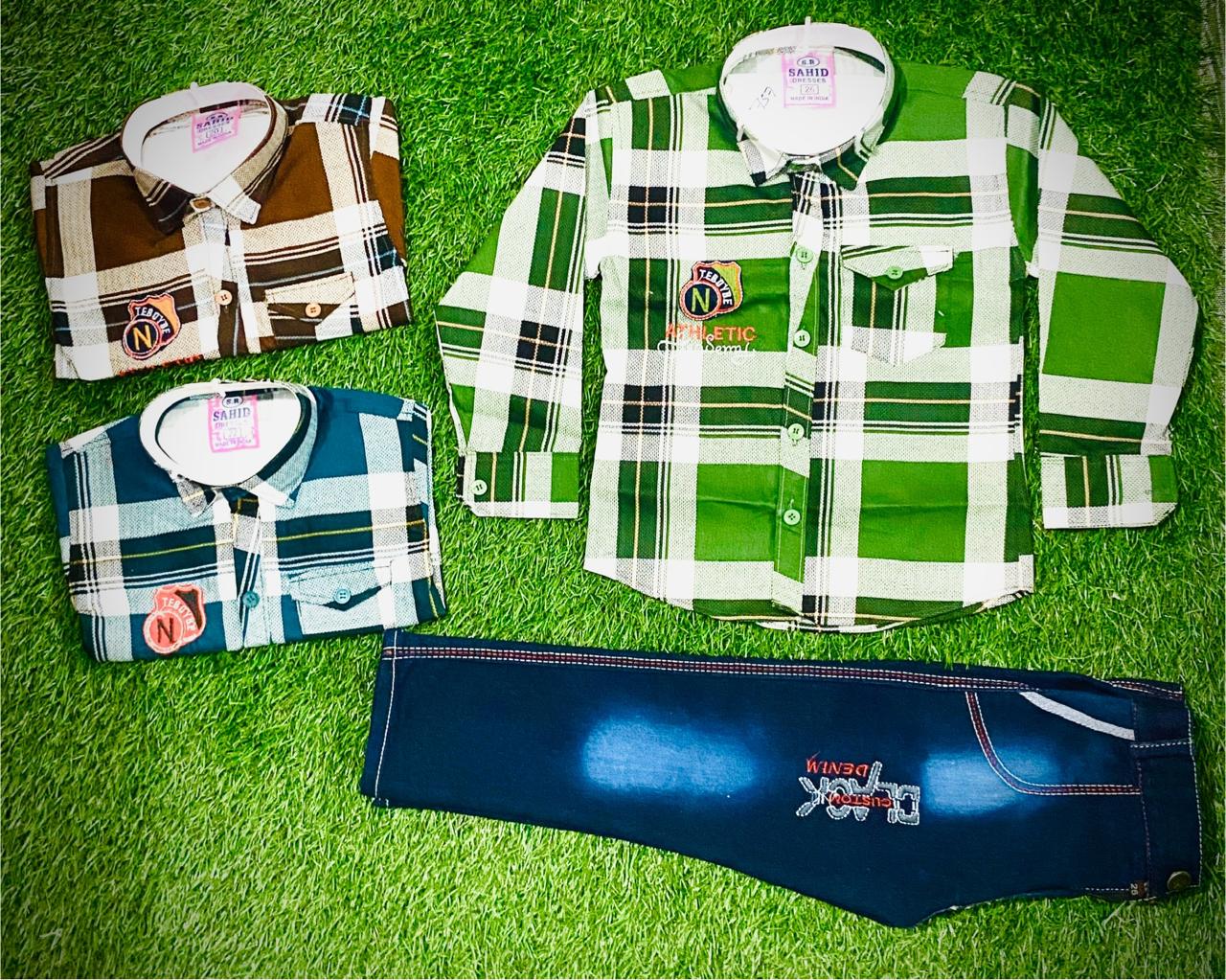 Cheek Shirt full denim full pant