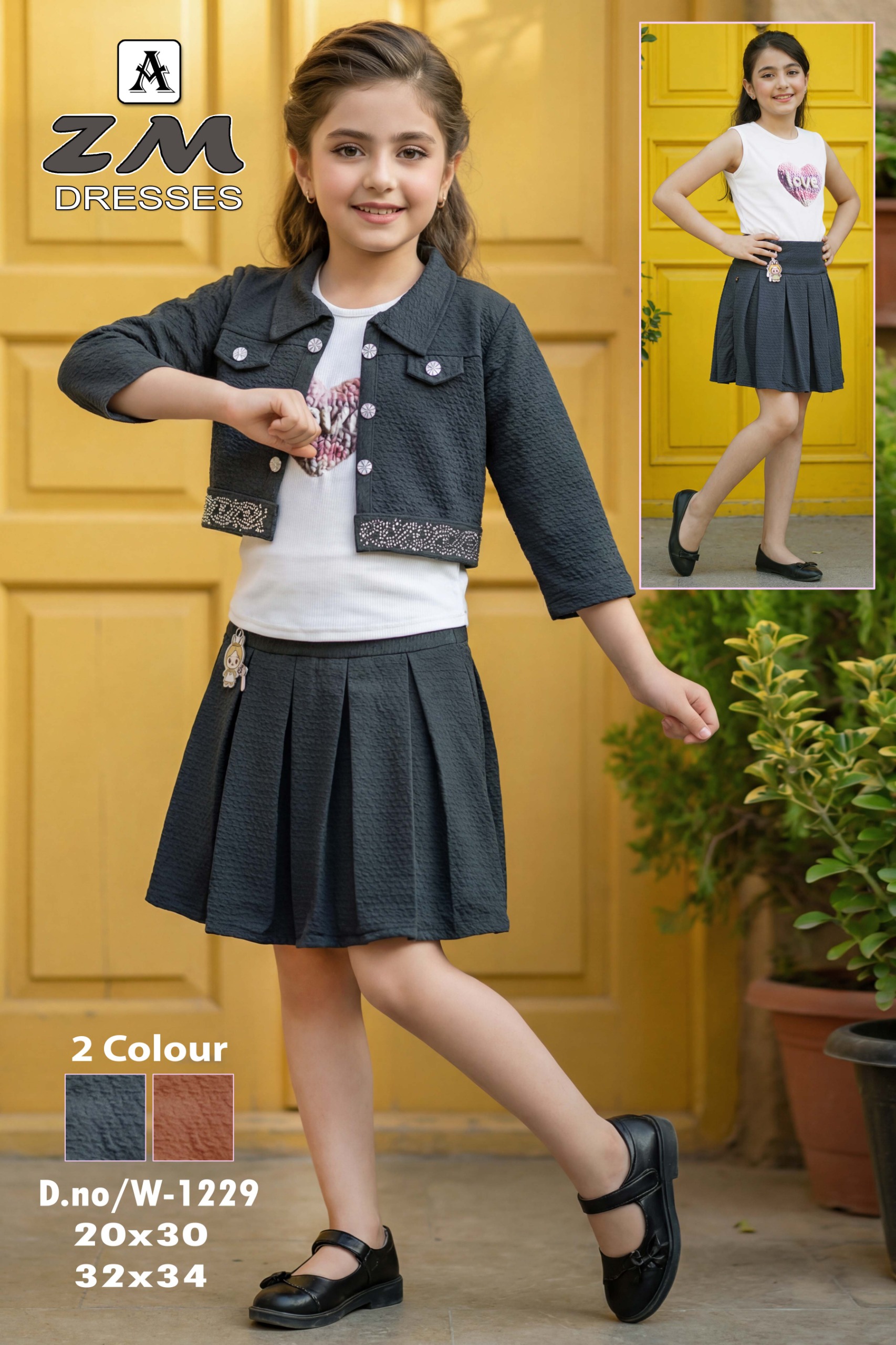 Top skirt with jacket